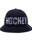 Hockey Skateboards Crinkle Bell Bucket Hat Black3M