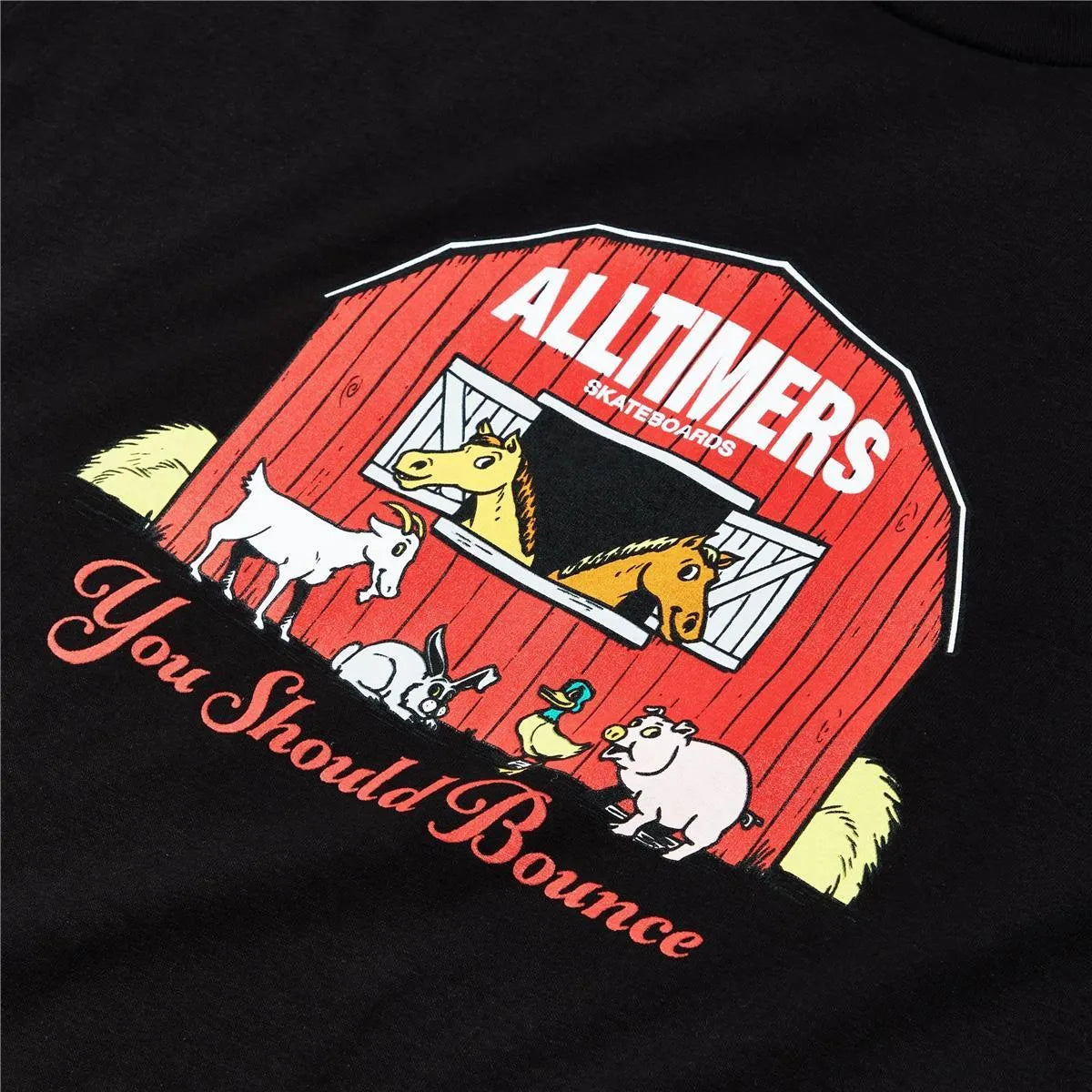Alltimers Barn It Tee Black - ARROW & BEAST