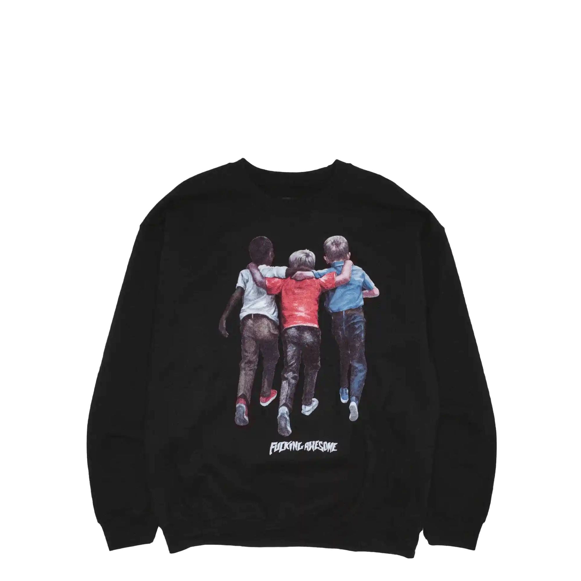 Fucking Awesome - Kids Are Alright Crewneck - Black