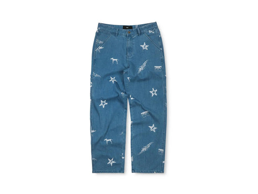 Former Merchandise - DISTEND WISHING JEAN - Worn Blue - ARROW & BEAST