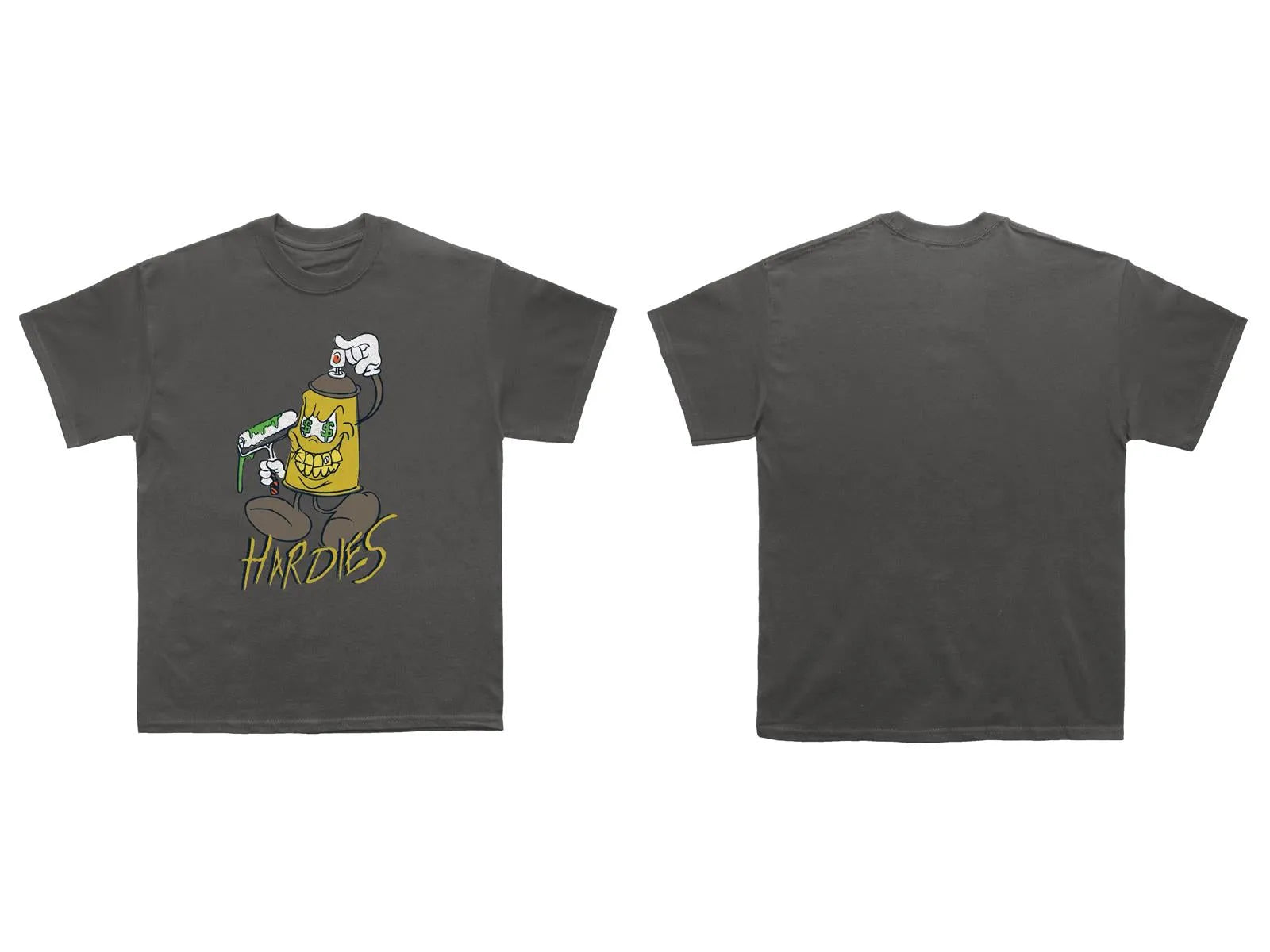 Hardies Hardware - Paid 2 Spray Tee Grey - ARROW & BEAST