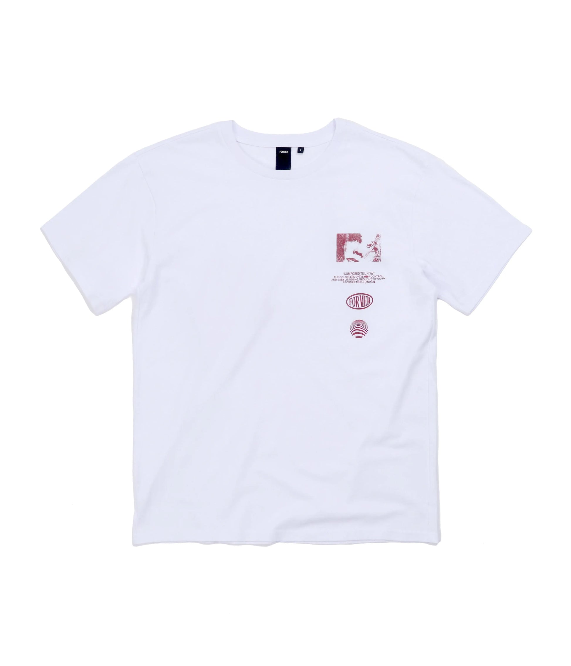 Former - RUPTURED T-SHIRT WHITE - WHITE - ARROW & BEAST