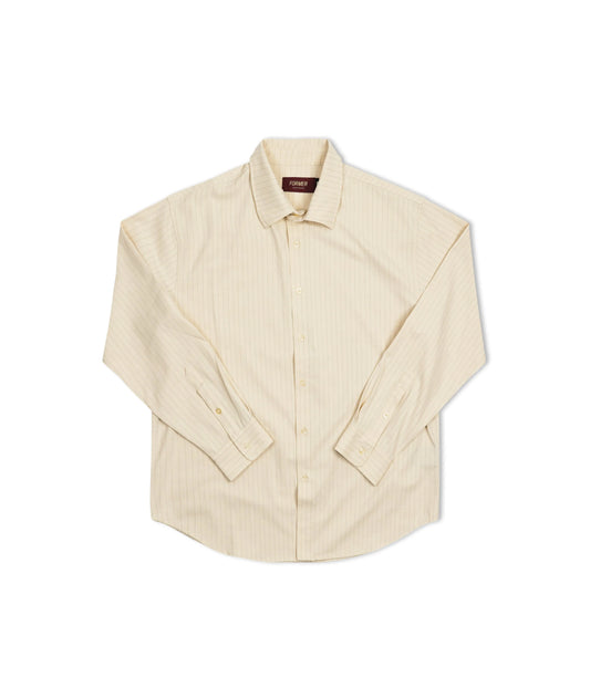 Former Merchandise - VIVIAN LS STRIPE SHIRT - CREME STRIPE - ARROW & BEAST