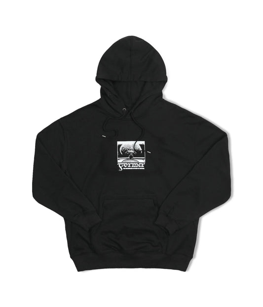 Former Merchandise - CRUX TRIBUTE HOOD - BLACK - ARROW & BEAST