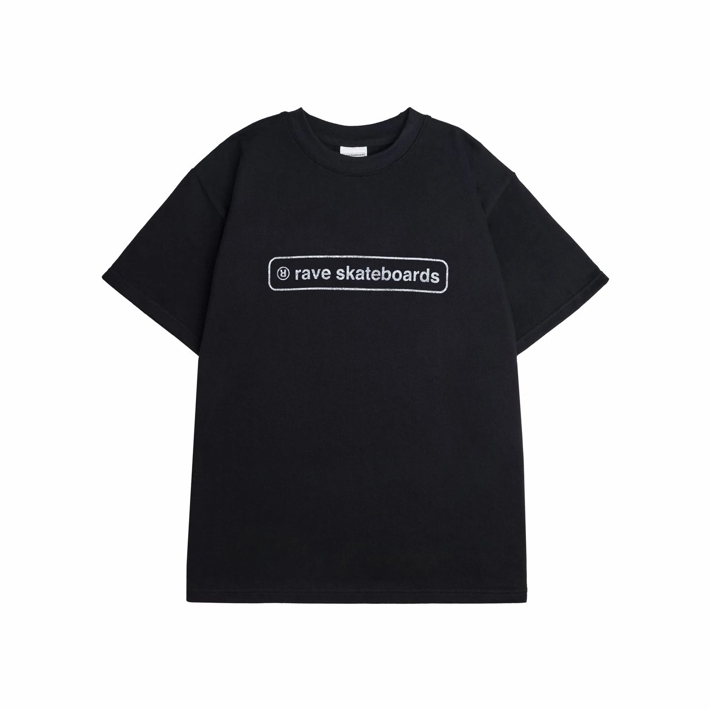 Rave Skateboards - CORE LOGO tee - Black - ARROW & BEAST