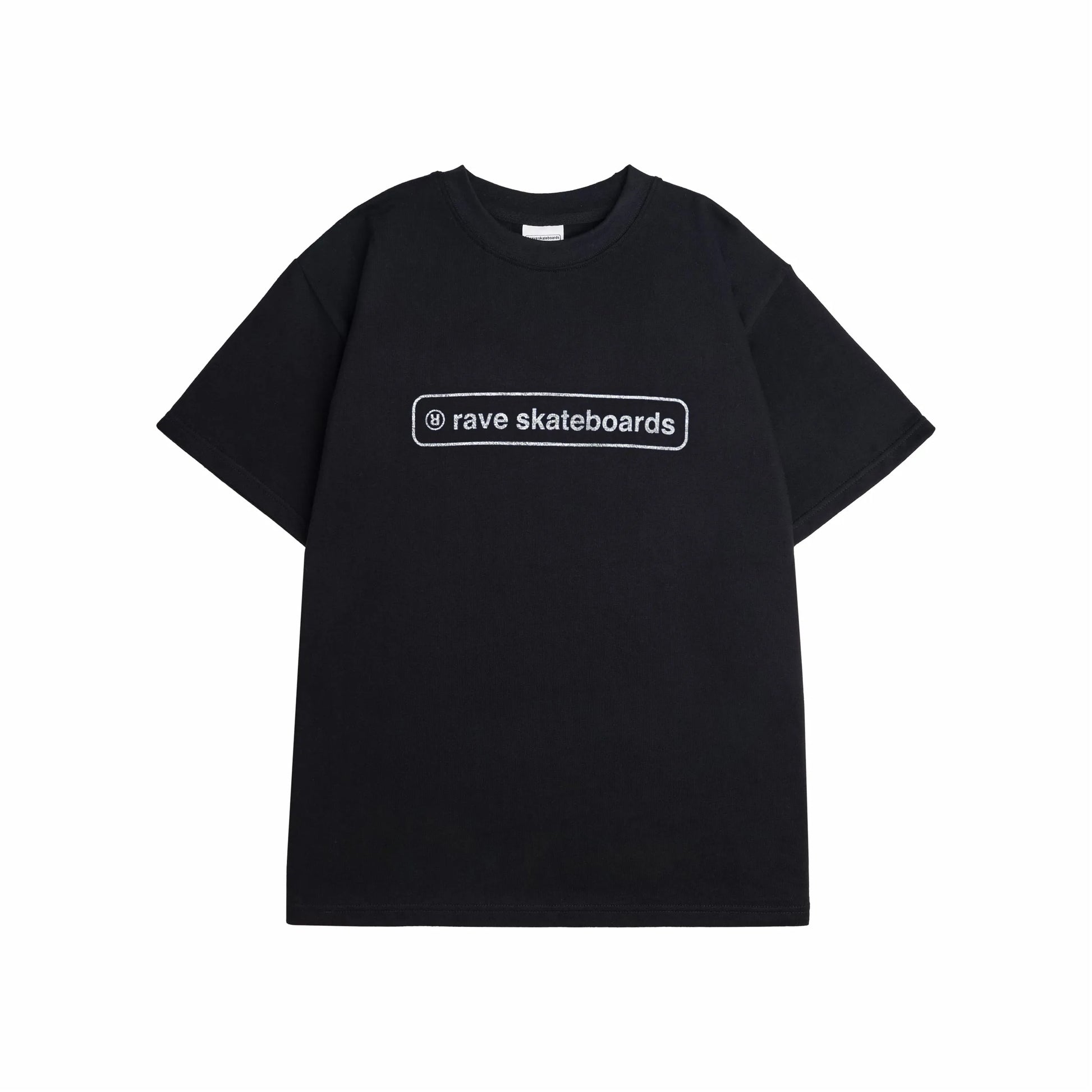Rave Skateboards - CORE LOGO tee - Black - ARROW & BEAST