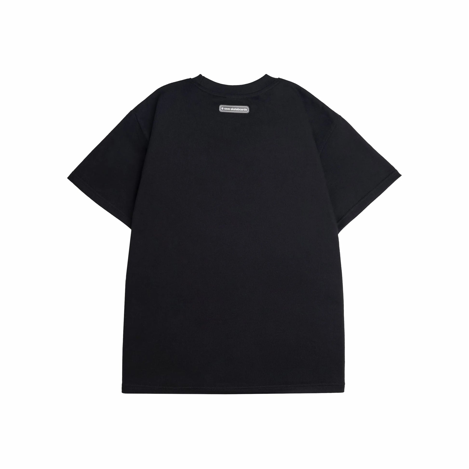 Rave Skateboards - CORE LOGO tee - Black - ARROW & BEAST