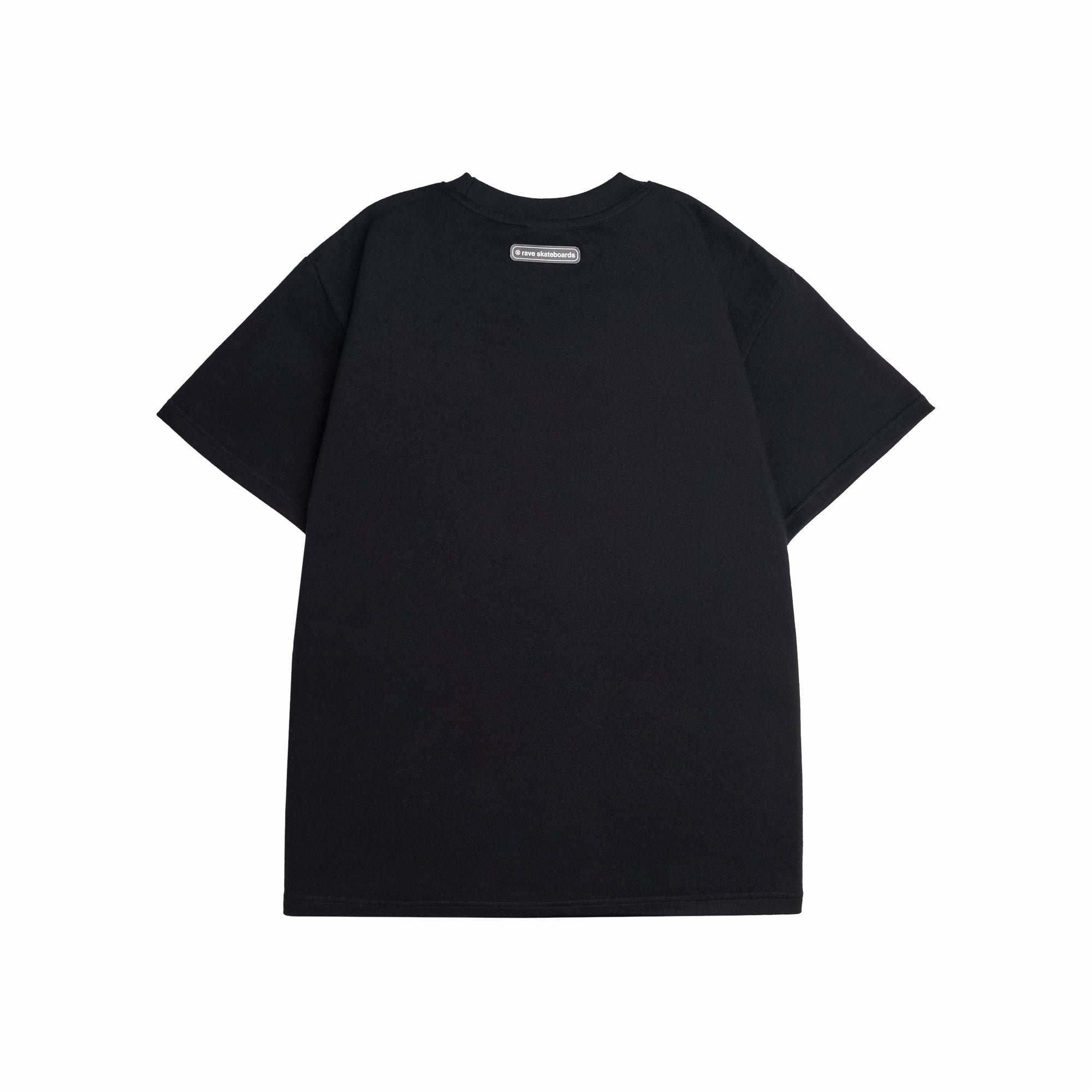 Rave Skateboards - CORE LOGO tee - Black