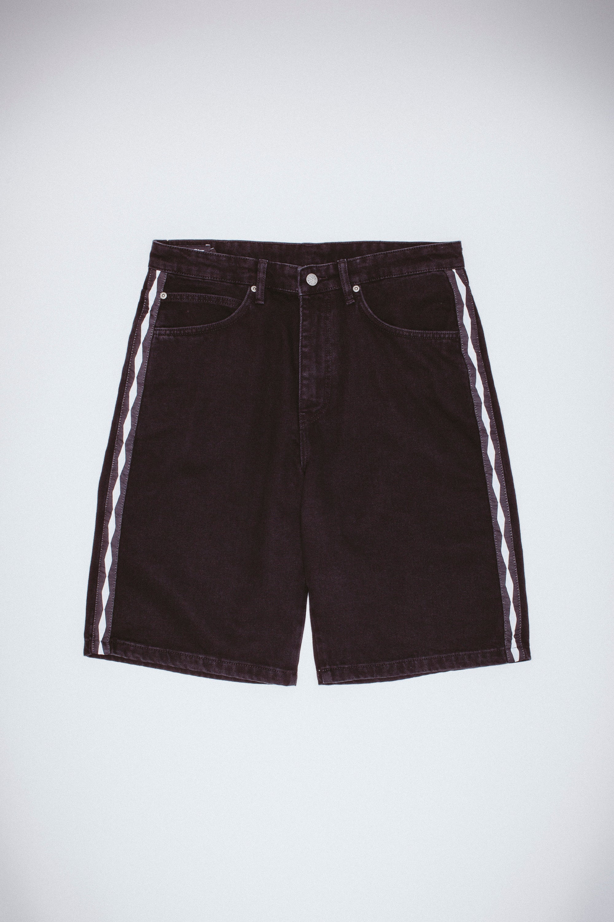 Fucking Awesome - Striped Jean Short - Black