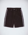 Fucking Awesome - Striped Jean Short - Black