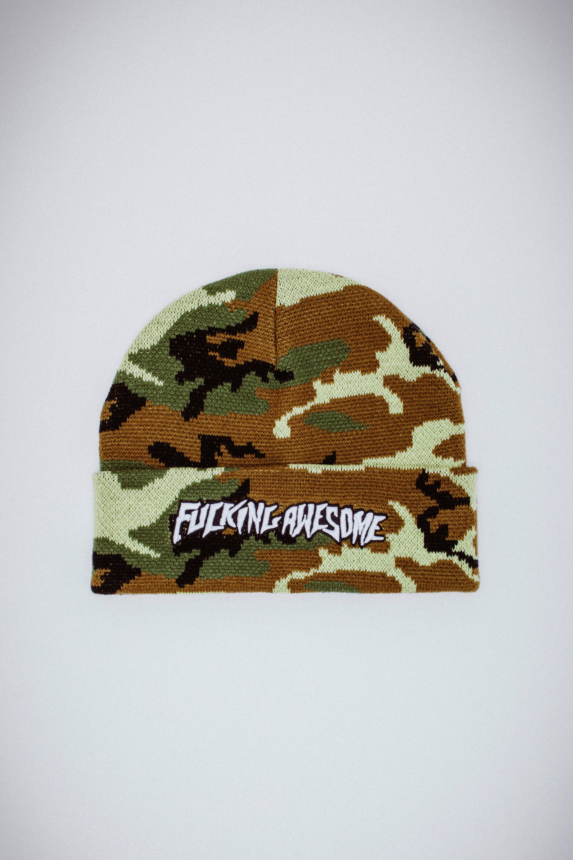Fucking Awesome - Stamp Cuff Beanie - Camo