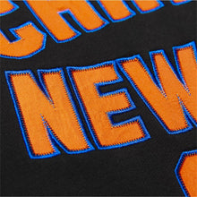 Load image into Gallery viewer, Chrystie NYC Varsity Logo Crewneck black Black
