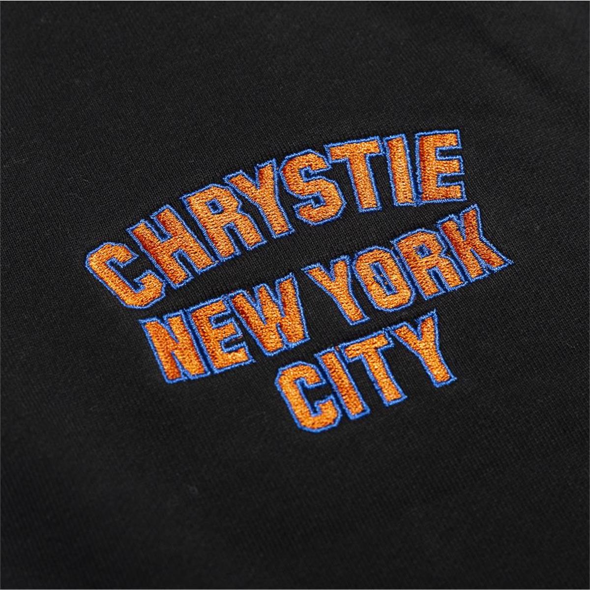 Chrystie NYC Varsity Logo Jogginghose schwarz Schwarz