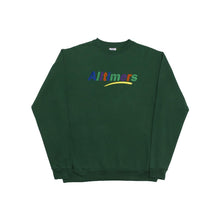 Load image into Gallery viewer, Alltimers - Embroidered Estate Crew Dark Green
