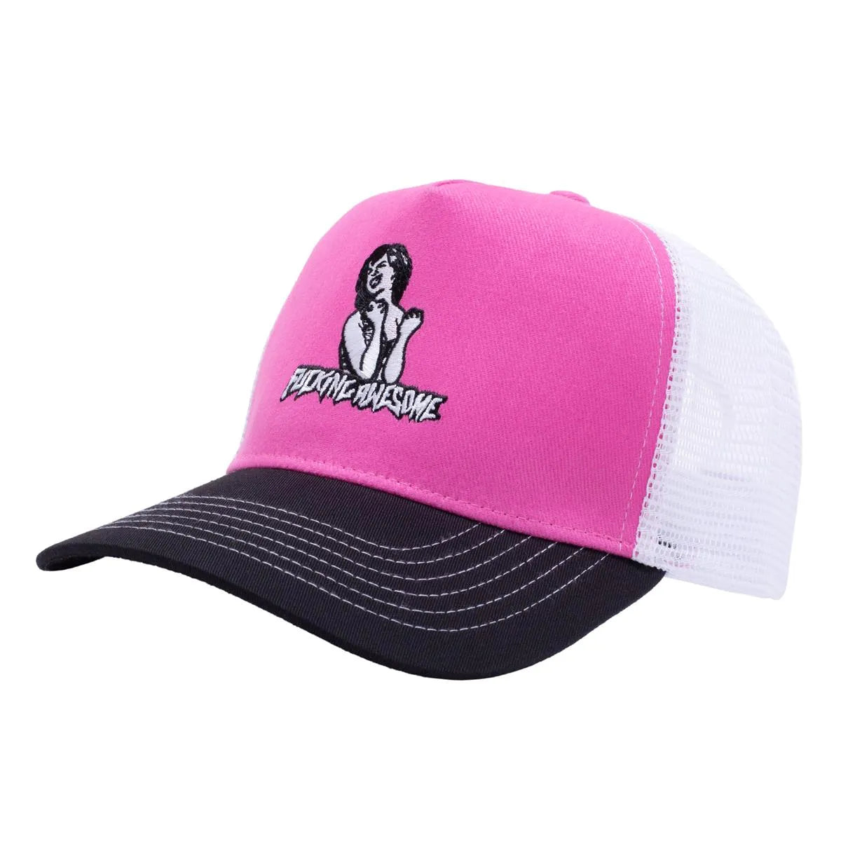 Fucking Awesome - WeGot Power Snapback - Pink/White