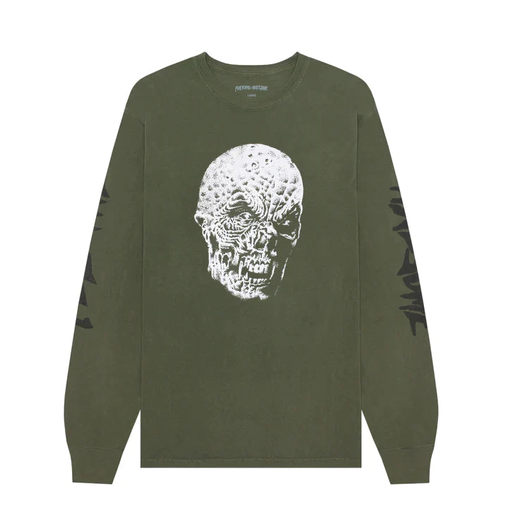 Fucking Awesome - Facer L/S Tee - Olive