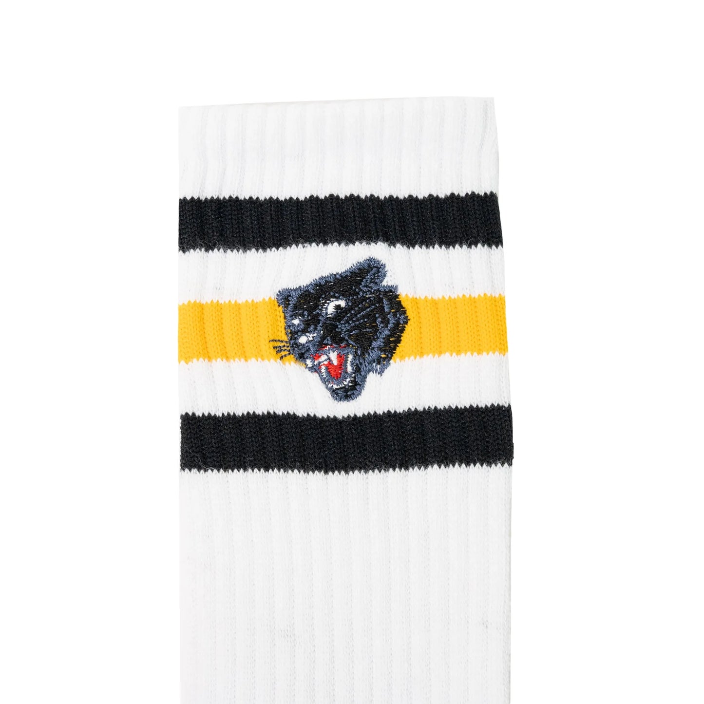 Hardies Hardware Embroidered Panther Striped Sock - ARROW & BEAST