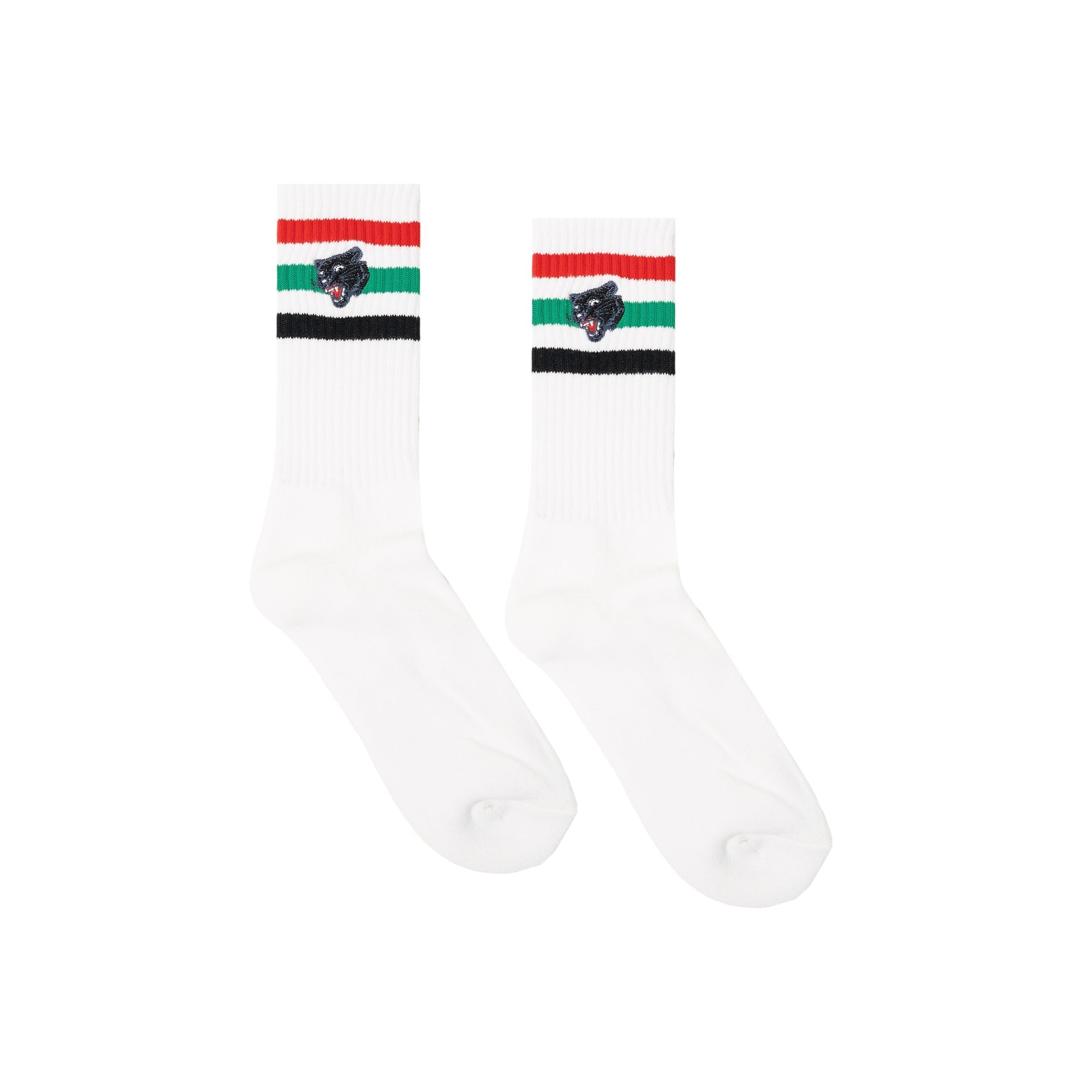 Hardies Hardware - Embroidered Panther Striped Sock