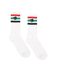 Hardies Hardware - Embroidered Panther Striped Sock