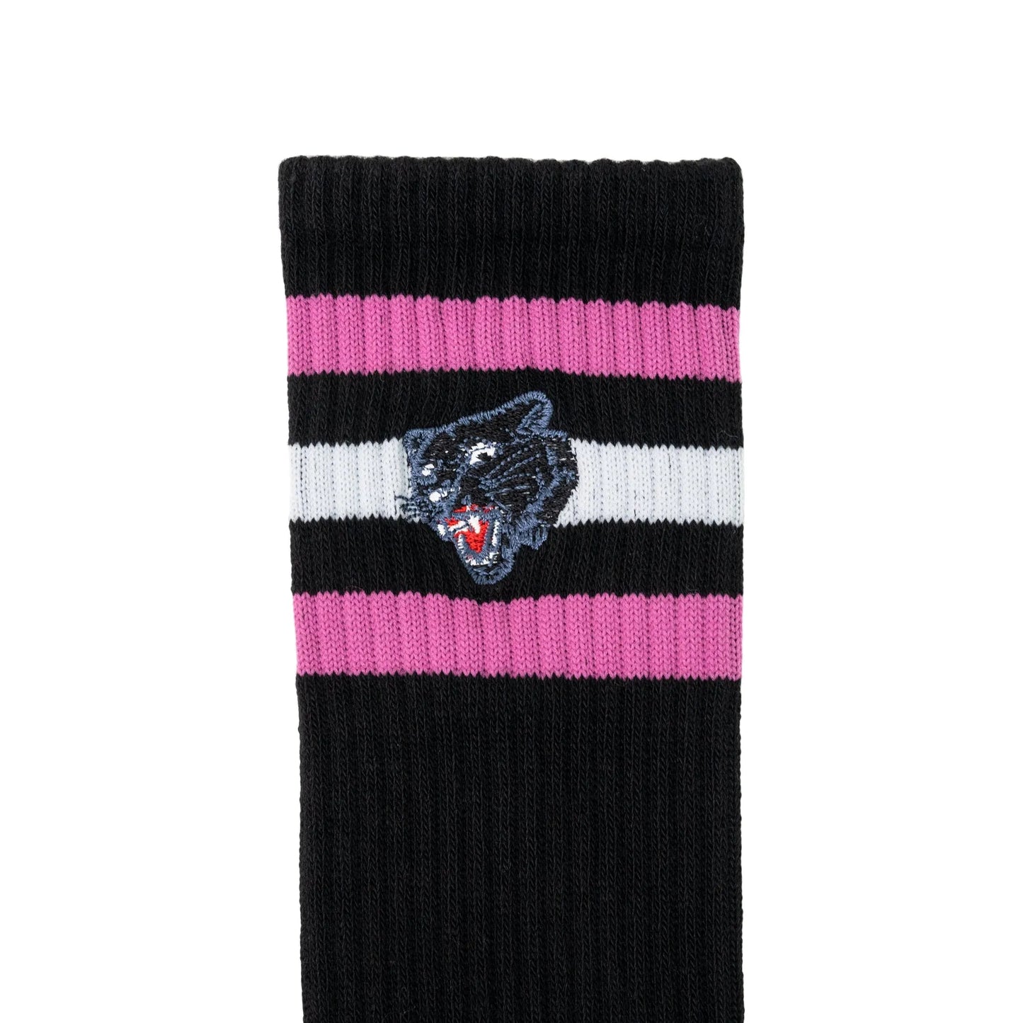 Hardies Hardware - Embroidered Panther Striped Sock - ARROW & BEAST