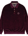 Magenta Skateboards - LE BAISER POLO VELOURS - BURGUNDY - Burgundy - ARROW & BEAST