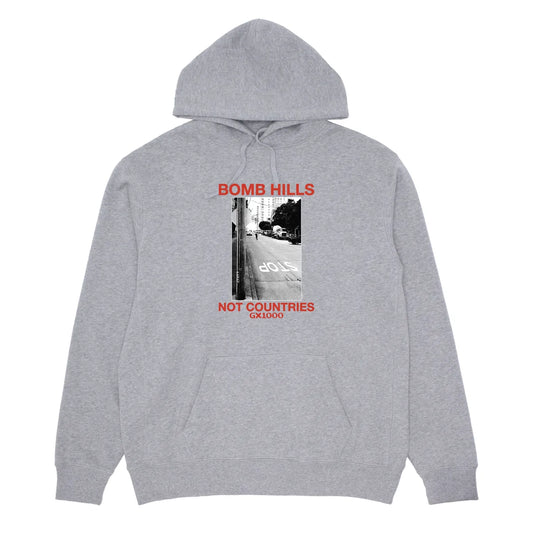 GX1000 - Bomb Hills Hoodie - Heather Grey - ARROW & BEAST