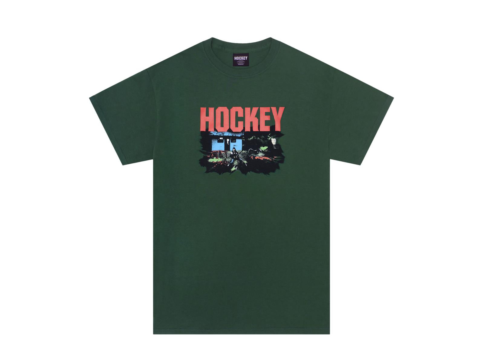 Hockey Skateboards - Raw Milk Tee - Forrest Green