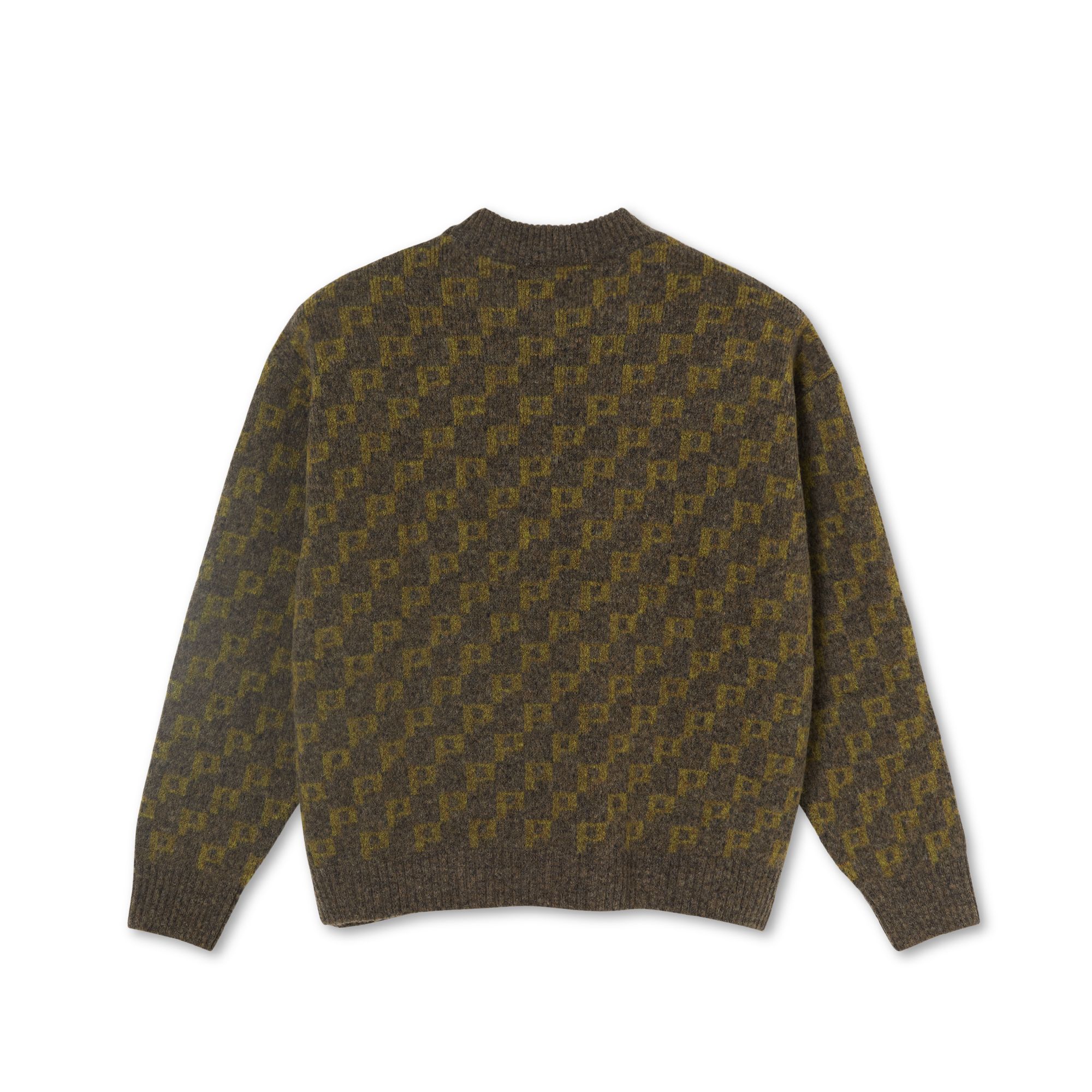 Polar Skate Co. Polar Knit Sweater Army Green - ARROW &amp; BEAST