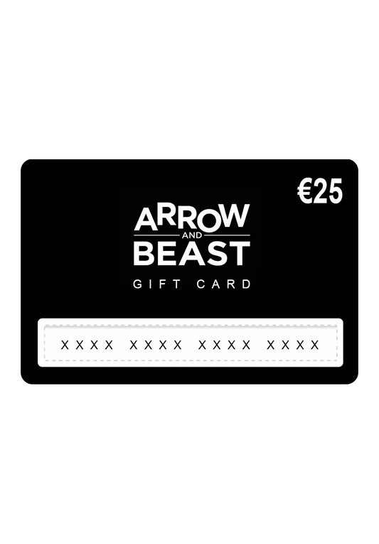 ARROW & BEAST Gift Card 25€ ONLINE + STUTTGART - ARROW & BEAST
