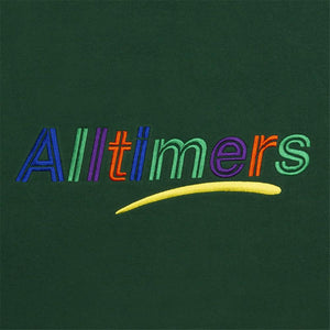 Alltimers - Embroidered Estate Crew Dark Green