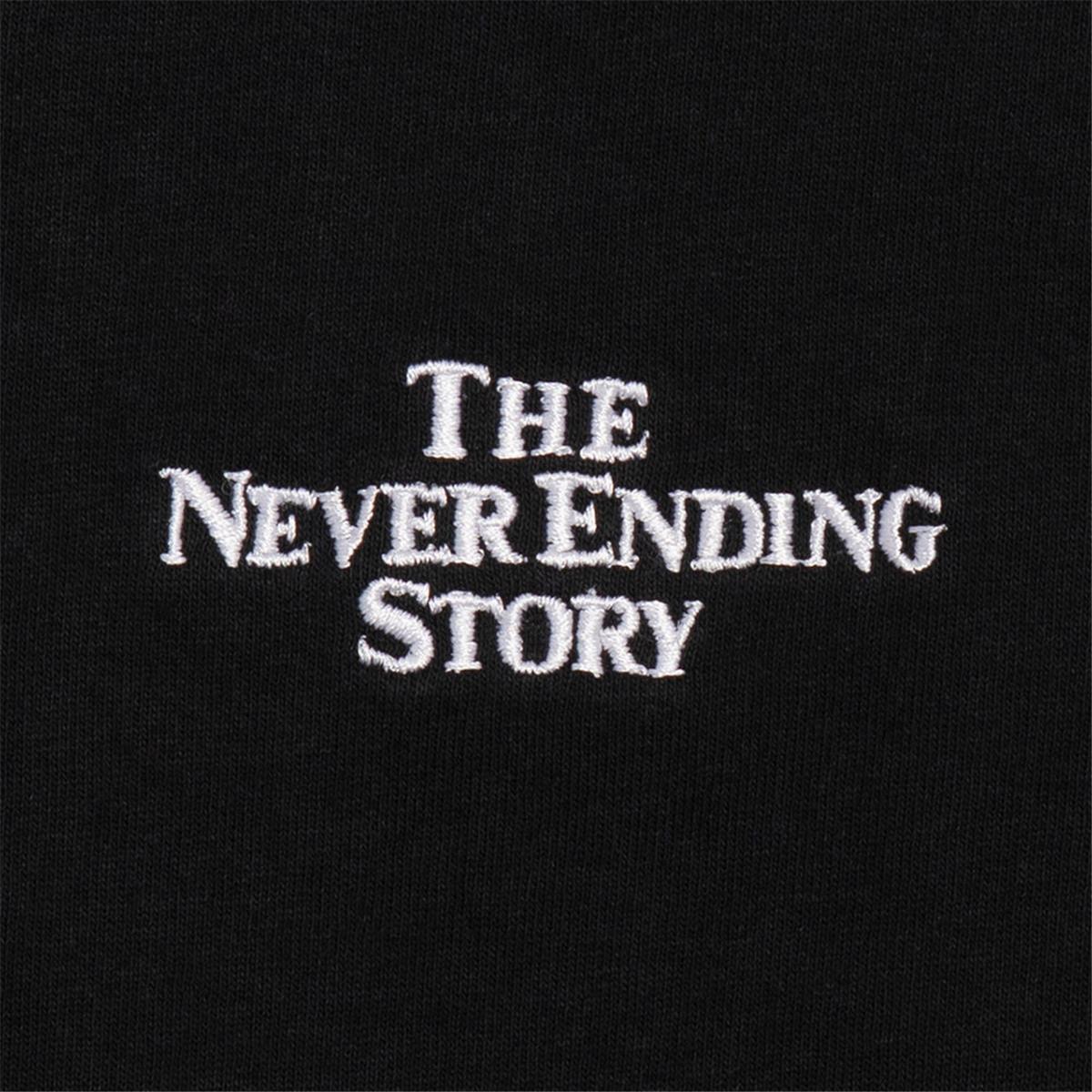 Alltimers – besticktes Never Ending Story-T-Shirt – Schwarz