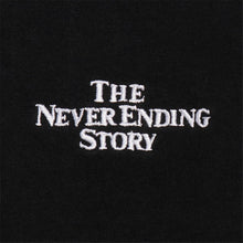 Load image into Gallery viewer, Alltimers - Embroidered Never Ending Story Tee - Black
