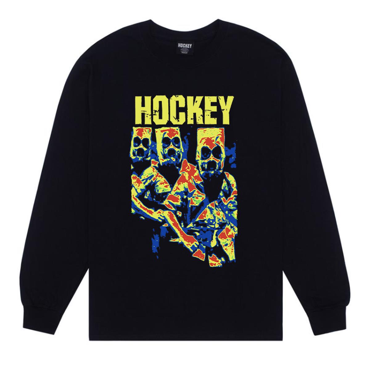 Hockey-Skateboards-Tasche Heads 3 L/S Tee Schwarz