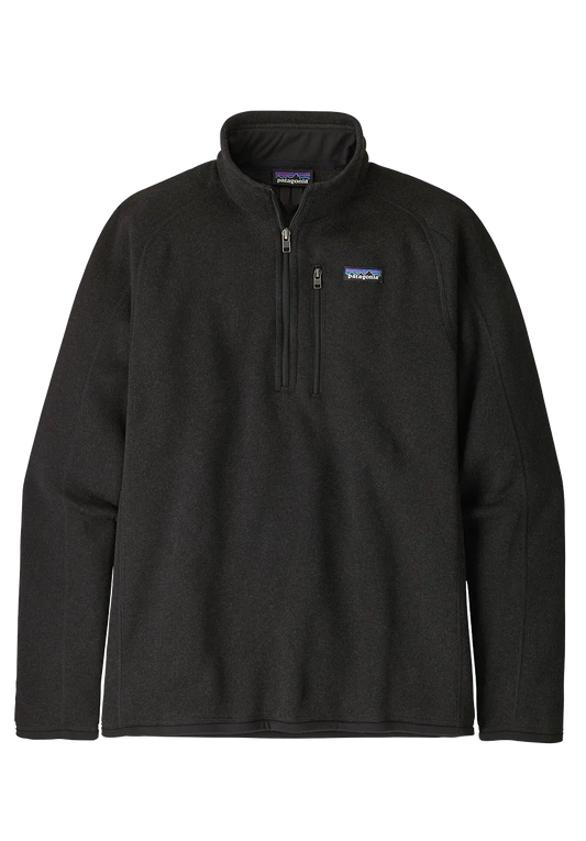 Patagonia M's Better Sweater 1/4 Zip Black - ARROW & BEAST