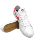 Nike SB Blazer Court Blanc EN LIGNE UNIQUEMENT