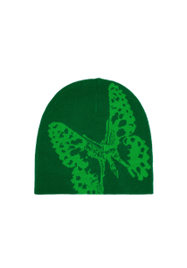 Bye Jeremy Butterfly Beanie Green