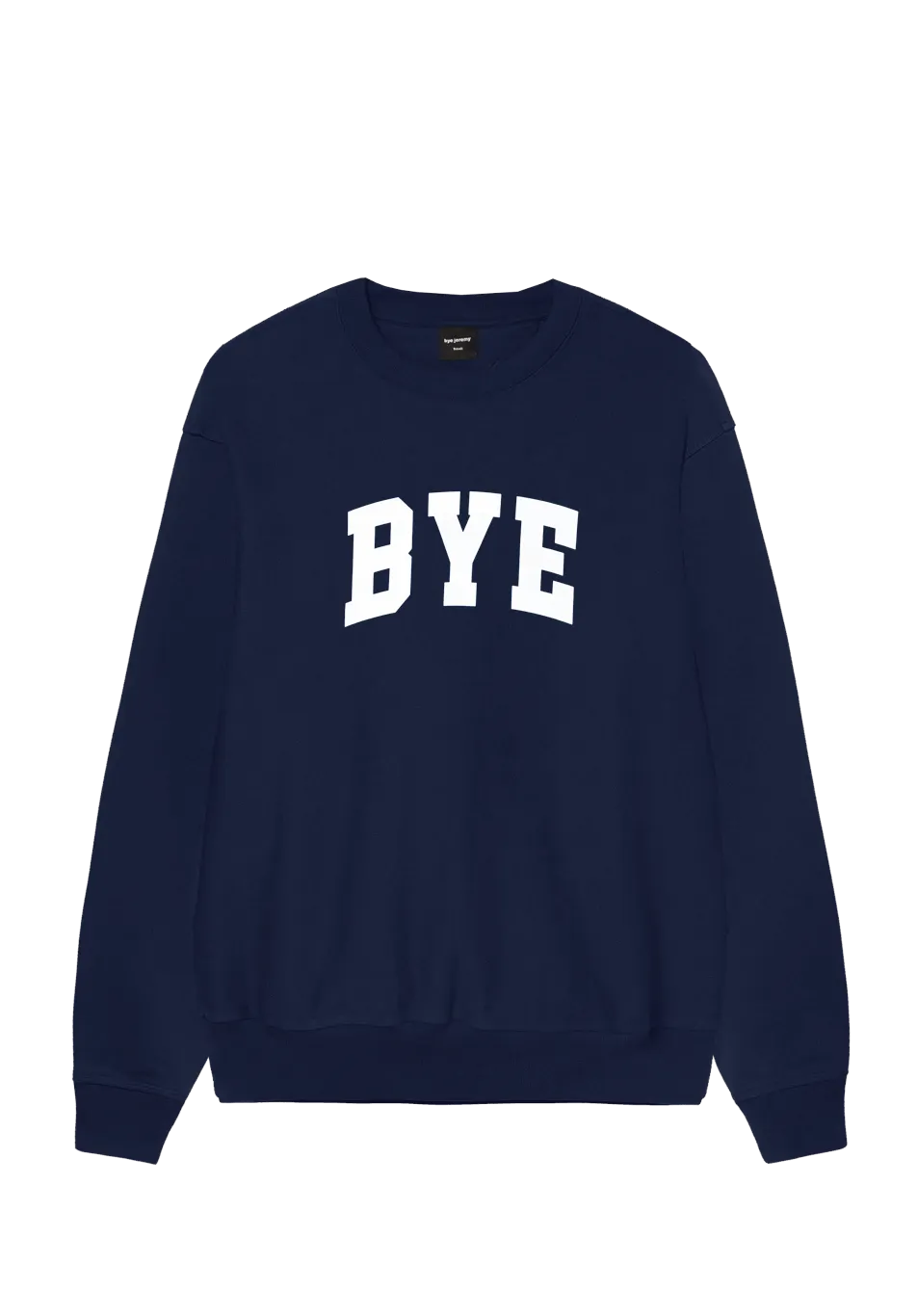 Bye Jeremy Bye Crewneck Navy - ARROW & BEAST
