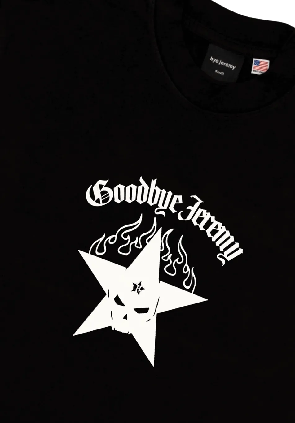 Bye Jeremy Skull Tee Black - ARROW & BEAST