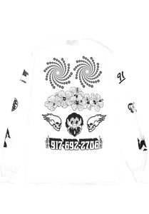 Call Me 917 Collage Longsleeve White