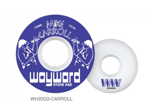 Wayward Wheels – Mike Carroll. Hergestellt in den USA. Neue härtere Formel.