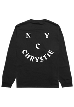 Laden Sie das Bild in den Galerie-Viewer, Chrystie NYC Smile Logo LS Black
