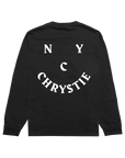 Chrystie NYC Smile Logo LS Black