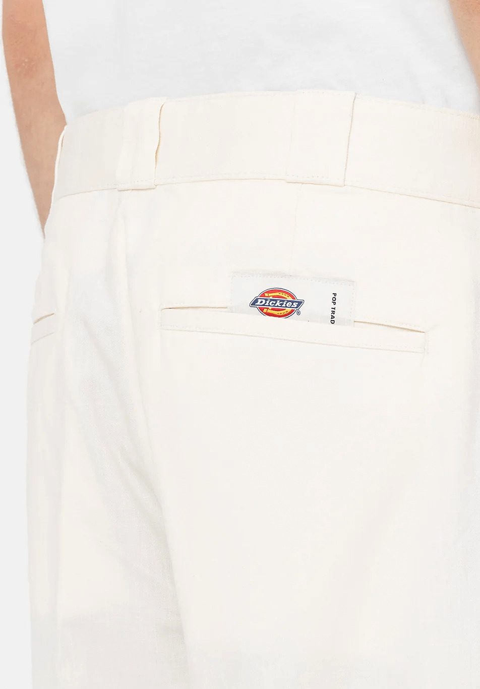 Dickies Skate x Pop Trading Co Work Pant Off White
