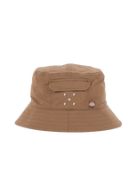 Laden Sie das Bild in den Galerie-Viewer, Dickies Skate x Pop Trading Co Bucket Hat Rain Drum Brown
