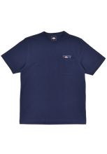 Load image into Gallery viewer, Dickies Skate x Pop Trading Co Tee Navy
