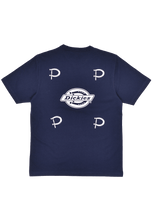 Load image into Gallery viewer, Dickies Skate x Pop Trading Co Tee Navy
