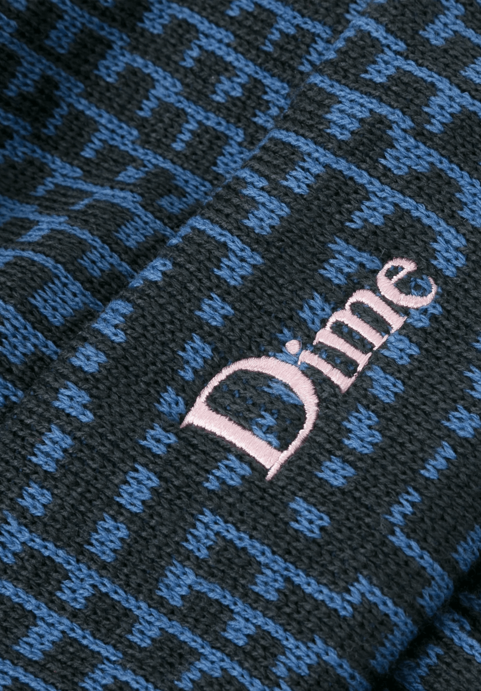 Dime MTL Classic Logo Warp Beanie Serenity Blue