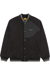 Dime MTL Letterman Wool Jacket Black