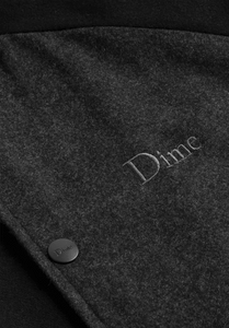 Dime MTL Letterman Wool Jacket Black