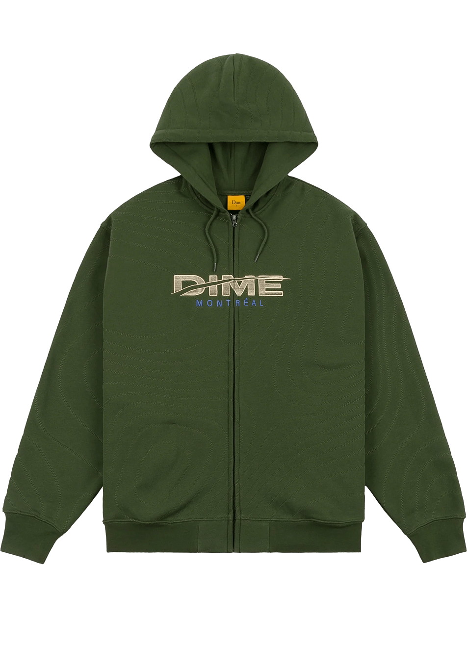 Dime MTL Speedy Zip Hoodie Forest